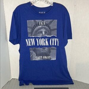 Free State Blue New York City Tee